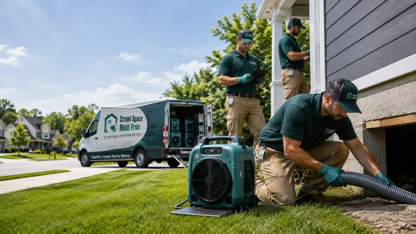 Crawl Space Mold Removal in Hamilton City, CA